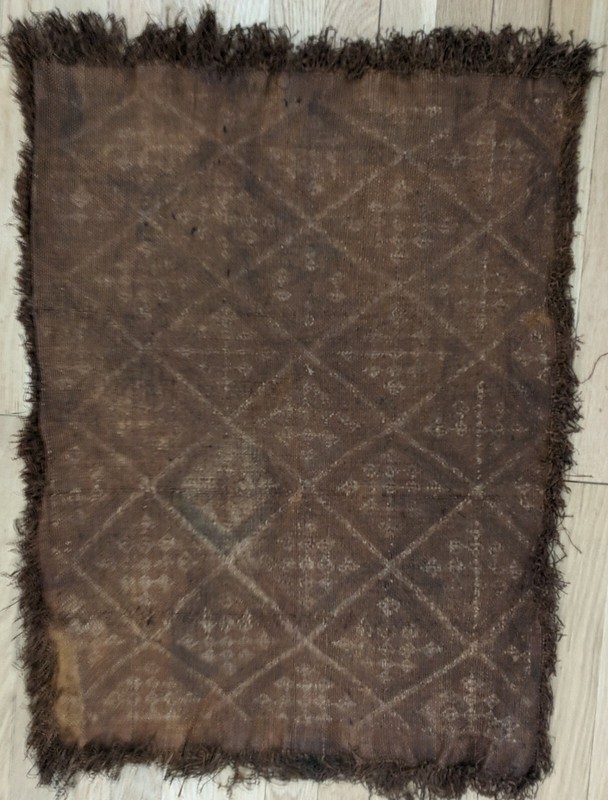 ORIGINAL AFRICAN KUBA RAFFIA CLOTH PANEL TEXTILE CURRENCY KASSAI SHOOWA DR CONGO gallery