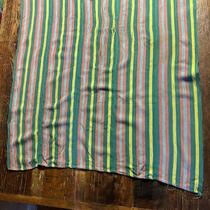HANDSPUN HANDWOVEN SCARF Handmade Antique African Koba HAND DYED & Hand Sewn gallery