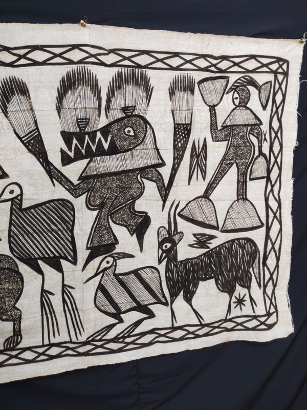 Authentic Vintage Korhogo Mud Cloth Côte d’Ivoire Handcrafted Tribal African gallery