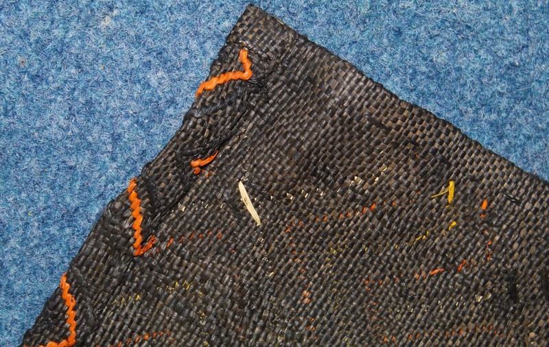 Vintage Black Kuba Bakuba Fabric for Hom Decor/ Bakuba Congo Fabric gallery