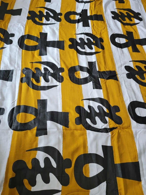 New African Kente Cloth Ghana handwoven textile Art Home decor 6 feet × 10 feet gallery