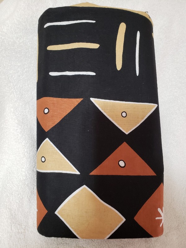 AFRICAN MUDCLOTH PRINT FABRIC. BOGOLAN PRINT.SOLD BY 2 YARDS CONTINUOUS OR MORE.