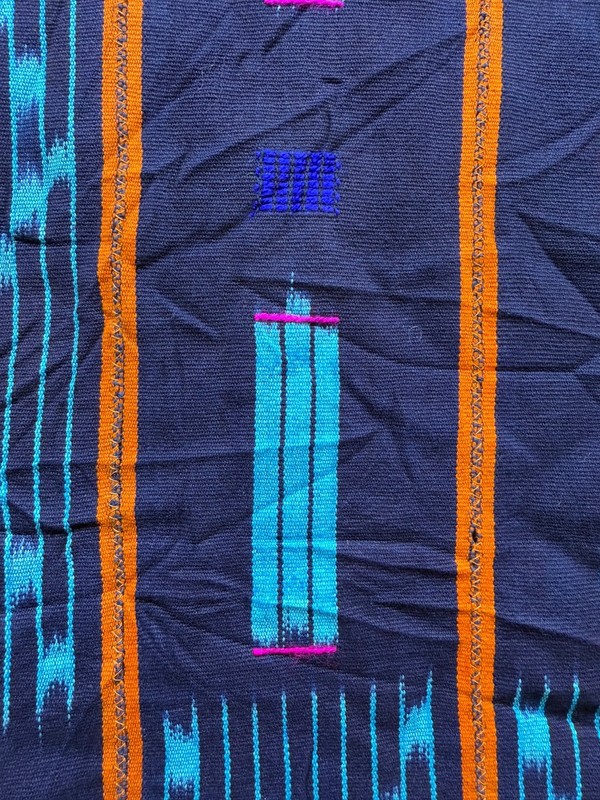 Vintage Fabulous African Baule Ikat Textile Cloth 150x110 Cm gallery