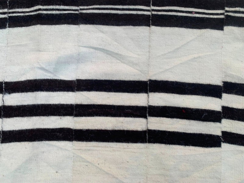 Vintage African Fulani Blanket Handmade Fulani Wedding Hanging Tent Mali 4x7 ft gallery