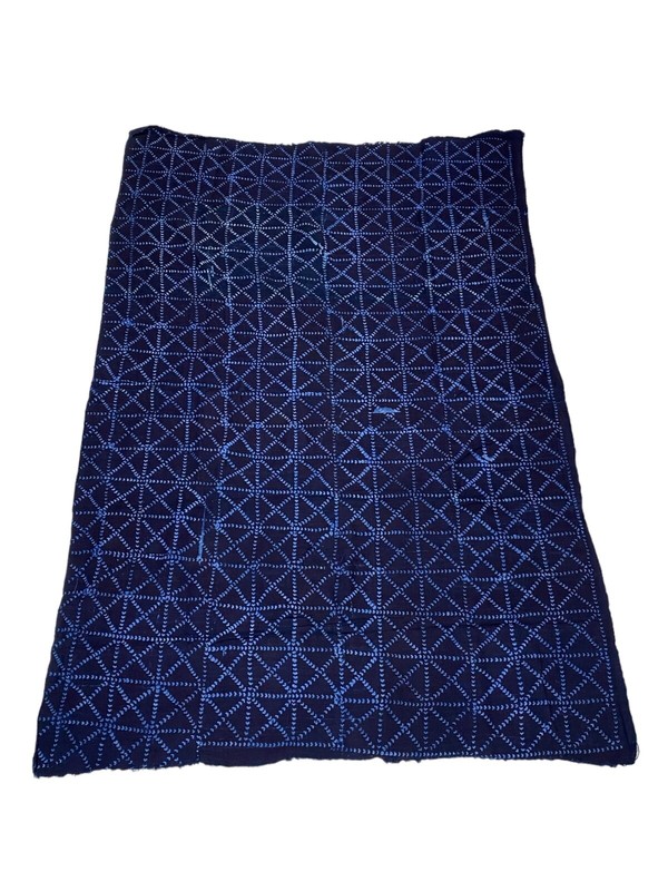 #5956 Fine Indigo Cloth – Mossi Tribe Burkina Faso 59″ H by 40″ W
