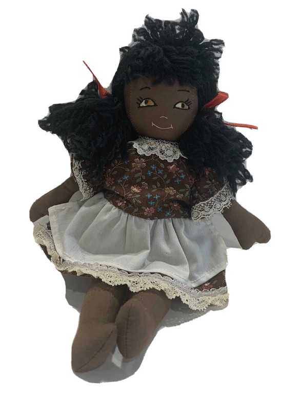 AAFA AFRICAN AMERICAN FOLK ART RAG DOLL Made By VADA B GRAF gallery