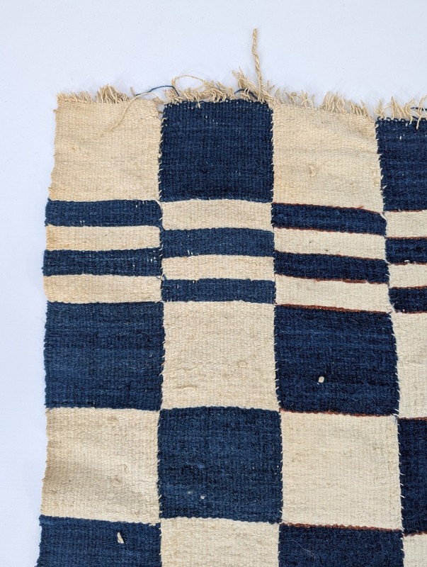 Vintage African Handwoven Fulani Arkilla Jenngo Malian Textile 164x52in gallery