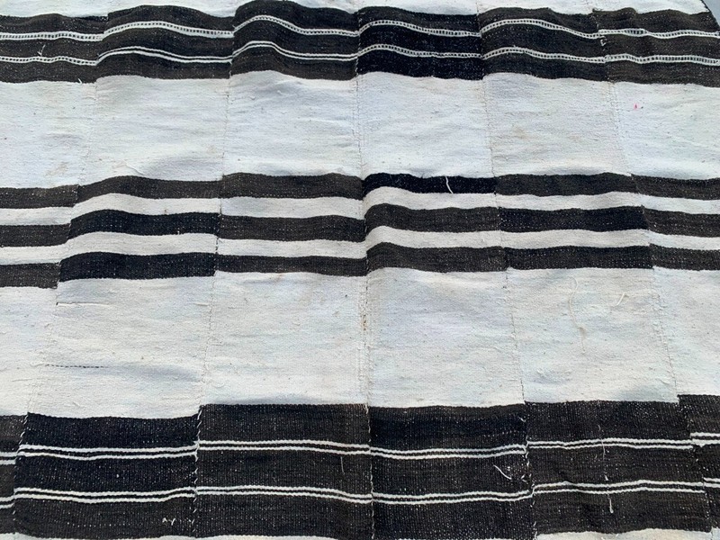 Vintage African Fulani Blanket Handmade Fulani Wedding Hanging Tent Mali 4x7 ft gallery