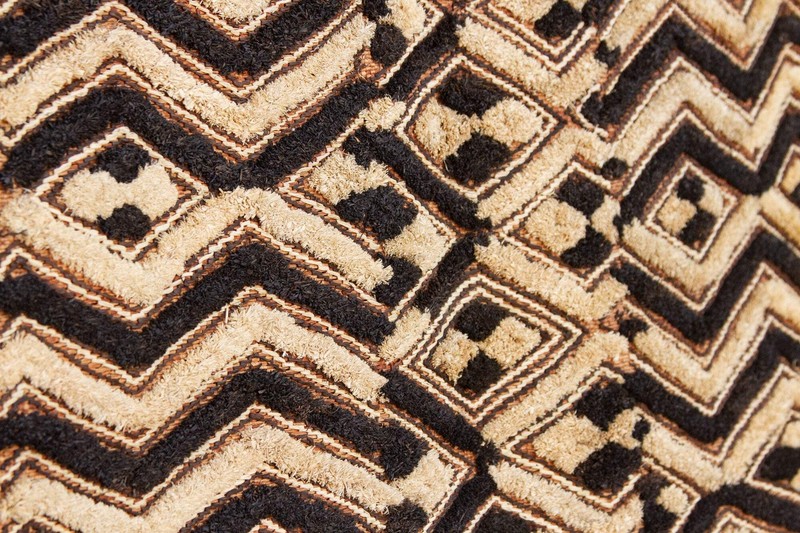 Earth Tones African Kuba Cloth Panel gallery
