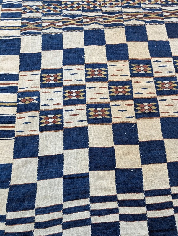 Vintage African Handwoven Fulani Arkilla Jenngo Malian Textile 164x52in gallery