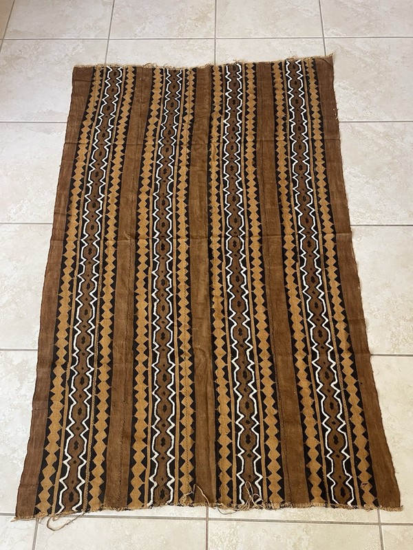 African Mud Blanket 65”X40” Made In Senegal Africa Authentic