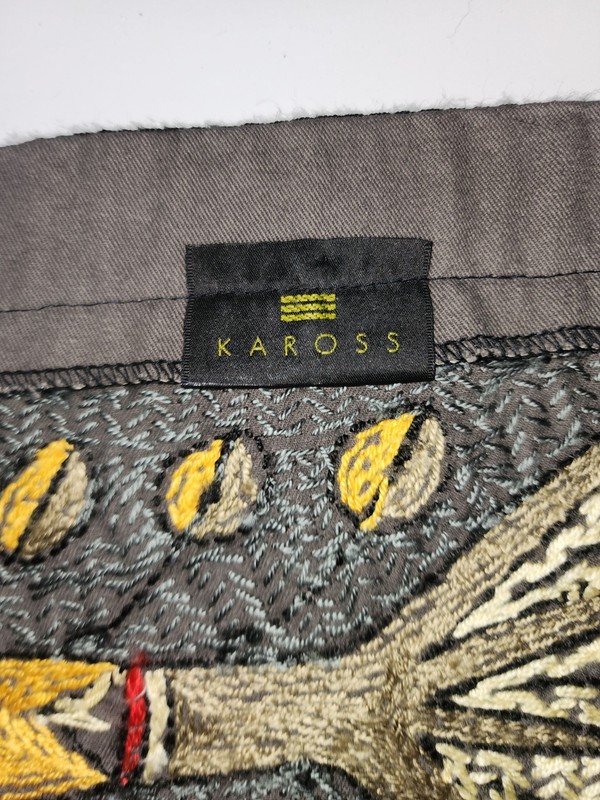 Kaross South African Elephant Art Embroidered Placemat Tapestry Safari gallery