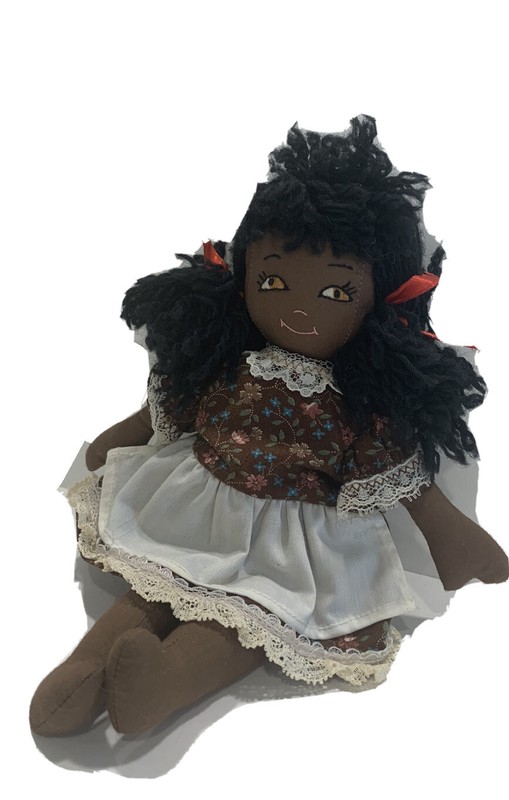 AAFA AFRICAN AMERICAN FOLK ART RAG DOLL Made By VADA B GRAF gallery