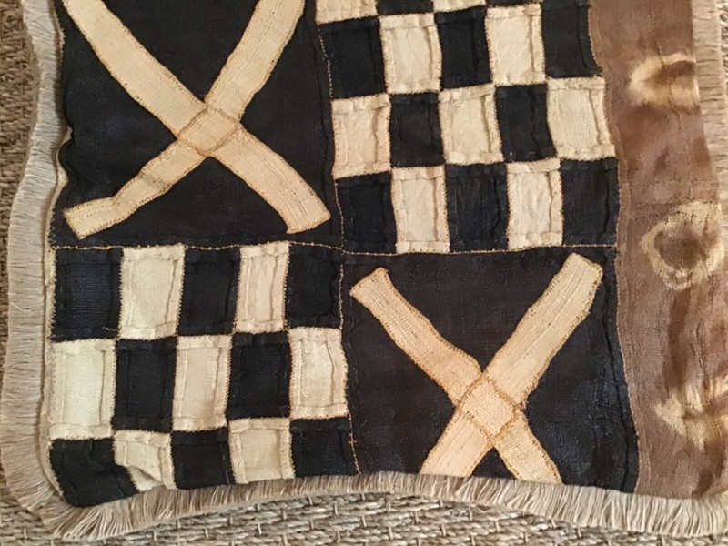 African Print Kuba MudCloth Pillow Cover 18x18" - 100% Cotton Backing gallery