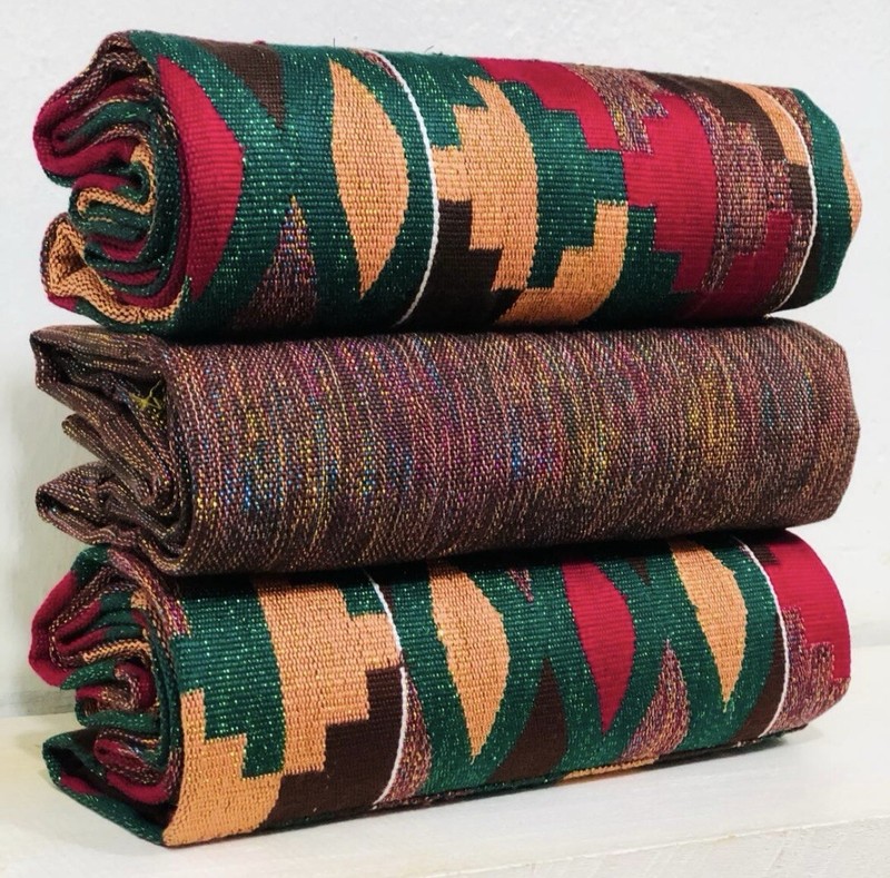 Kente Handwoven Cloth Ashanti Kente Ghana Asante African Art Textiles 6 yards