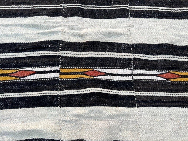 Vintage African Fulani Blanket Handmade Fulani Wedding Hanging Tent Mali 4x8 ft gallery