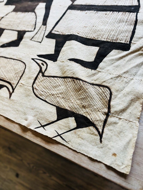 Vintage Authentic Korhogo Cloth Tapestry gallery