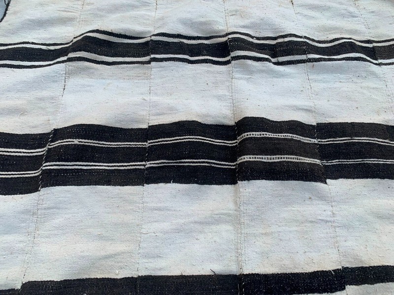 Vintage African Fulani Blanket Handmade Fulani Wedding Hanging Tent Mali 4x7 ft gallery