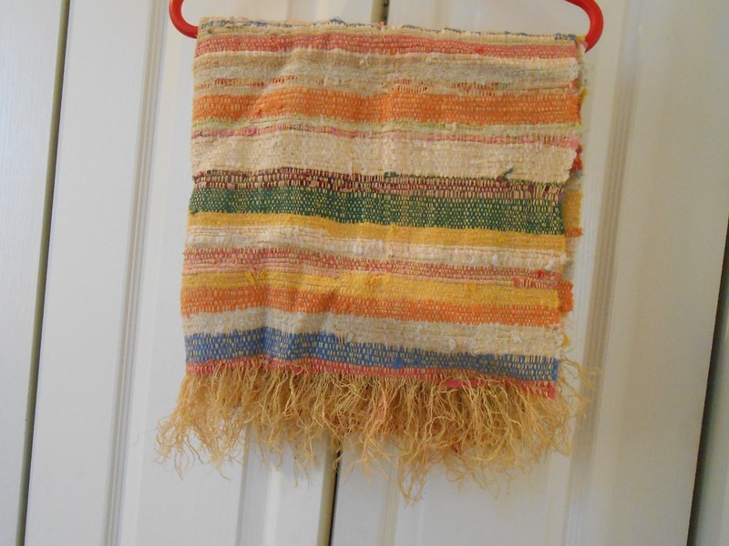 AFRICAN HAND WOVEN TEXTILE—28″ X 57″ (3″ FRINGE)