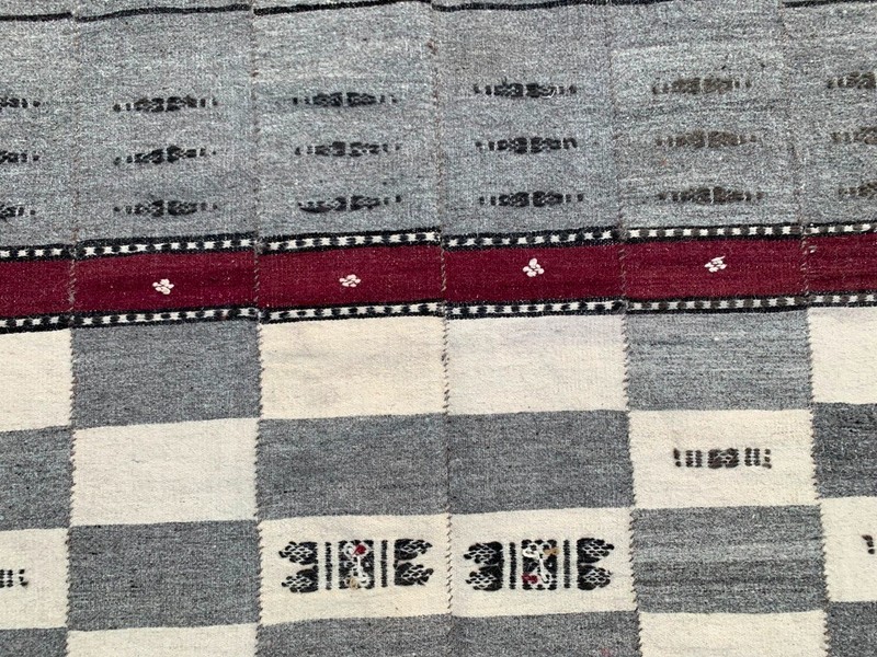 Vintage African Fulani Blanket Handmade Fulani Wedding Hanging Tent Mali 4x7 ft gallery