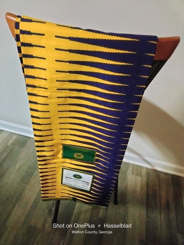 Authentic African Wax Print COTTON FABRIC Veritable Ecowax Hollandaise gallery