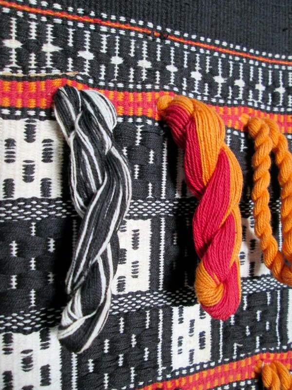 Home Decor, wall hanging,single multicolor weaved band of blanket Djerma niger gallery