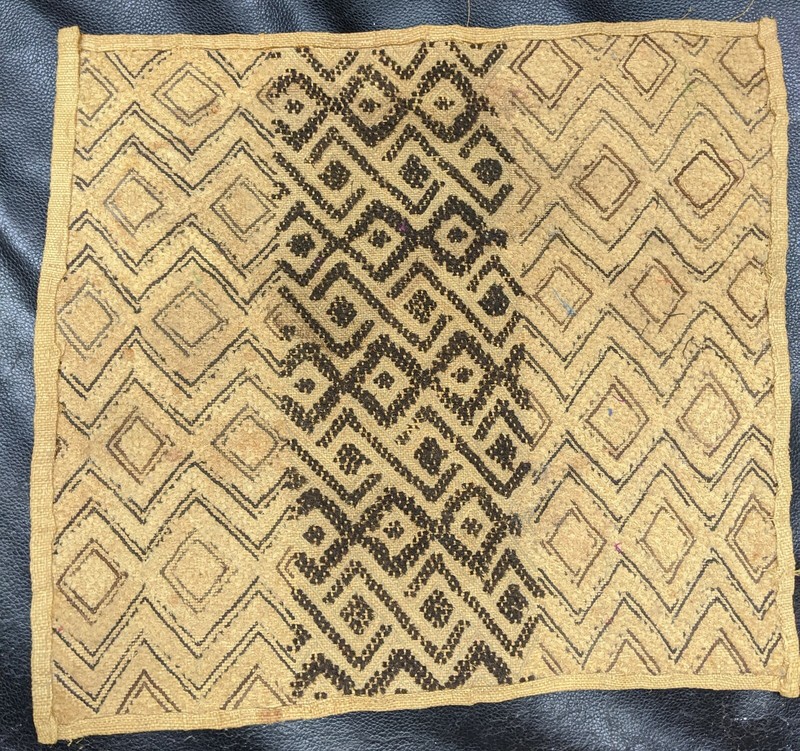 ORIGINAL KUBA RAFFIA CLOTH PANEL TEXTILE CURRENCY KASSAI SHOOWA DR CONGO ETHNIX gallery
