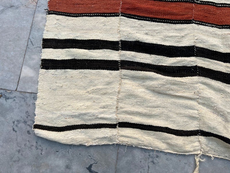 Vintage African Fulani Blanket Handmade Fulani Wedding Hanging Tent Mali 4x8 ft gallery