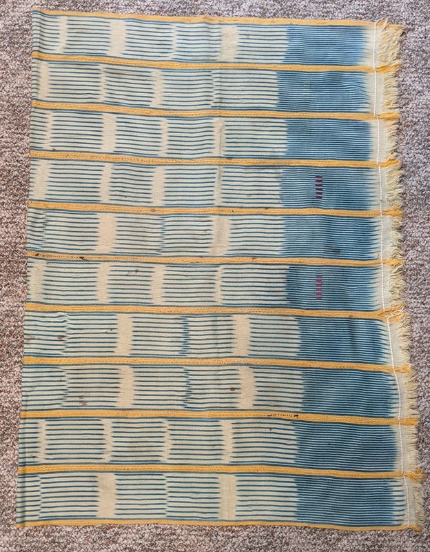 AFRICAN ORIGINAL HANDMADE COTTON TEXTILE STRIPWOVEN FABRIC WRAPSKIRT CLOTHING gallery