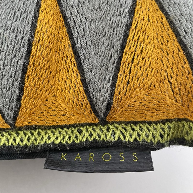 Kaross Embroidered Pillow Giraffe South Africa gallery
