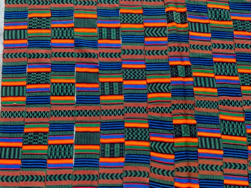 Vintage African Fulani Blanket Handmade Fulani Wedding Hanging Tent Mali 6x10 ft gallery