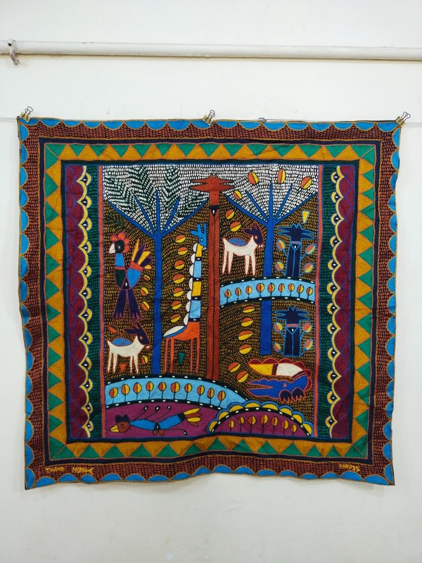 south african embroidered panel tapestry needlework embroidery cultural art 1530 gallery