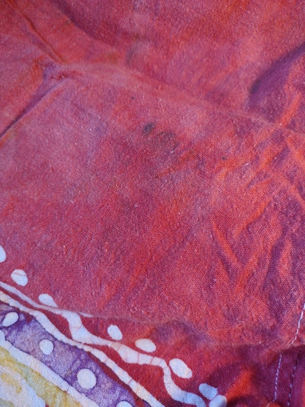 Vintage Nigerian Batik Wax Print Shorts Lot 2 Handmade Africa Textile Wall Art gallery