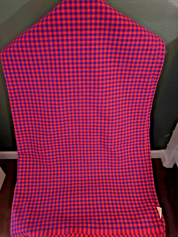 Maasai African Masai Butterfly Shuka Blanket Tablecloth, Multi. 150cm X 200 Cm