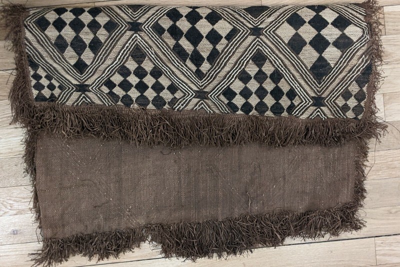 ORIGINAL KUBA RAFFIA CLOTH PANEL TEXTILE CURRENCY KASSAI SHOOWA DR CONGO ETHNIX gallery