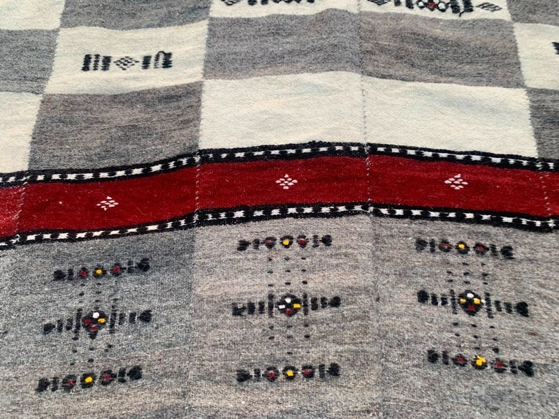 Vintage African Fulani Blanket Handmade Fulani Wedding Hanging Tent Mali 4x8 ft gallery