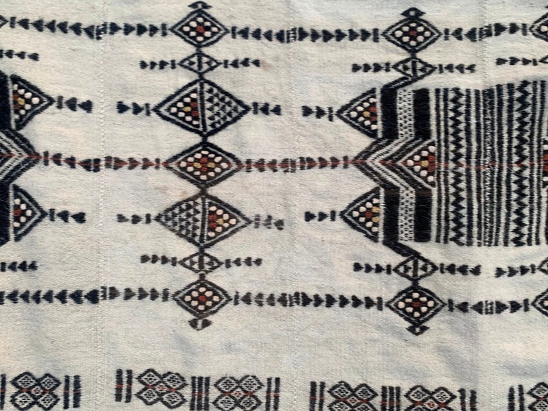 Vintage African Fulani Blanket Handmade Fulani Wedding Hanging Tent Mali 4x8 ft gallery
