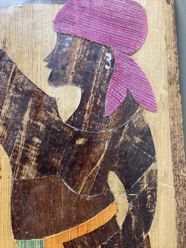 WOW 12x16 Authentic Hatian Art Banana Leaf gallery