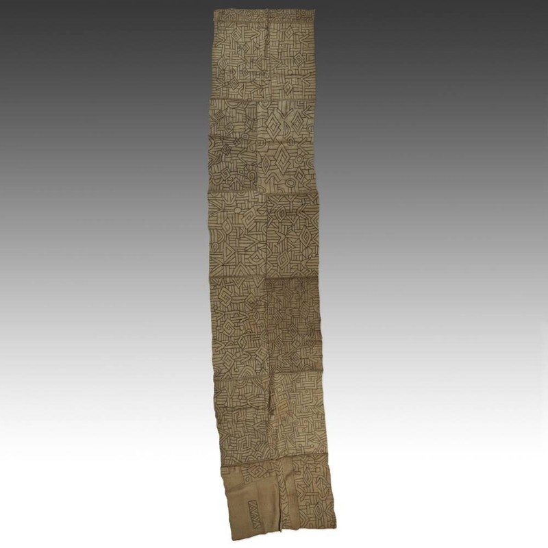 TCAKA DANCE SKIRT KUBA WOVEN RAFFIA DEMOCRATIC REPUBLIC CONGO CENTRAL AFRICA