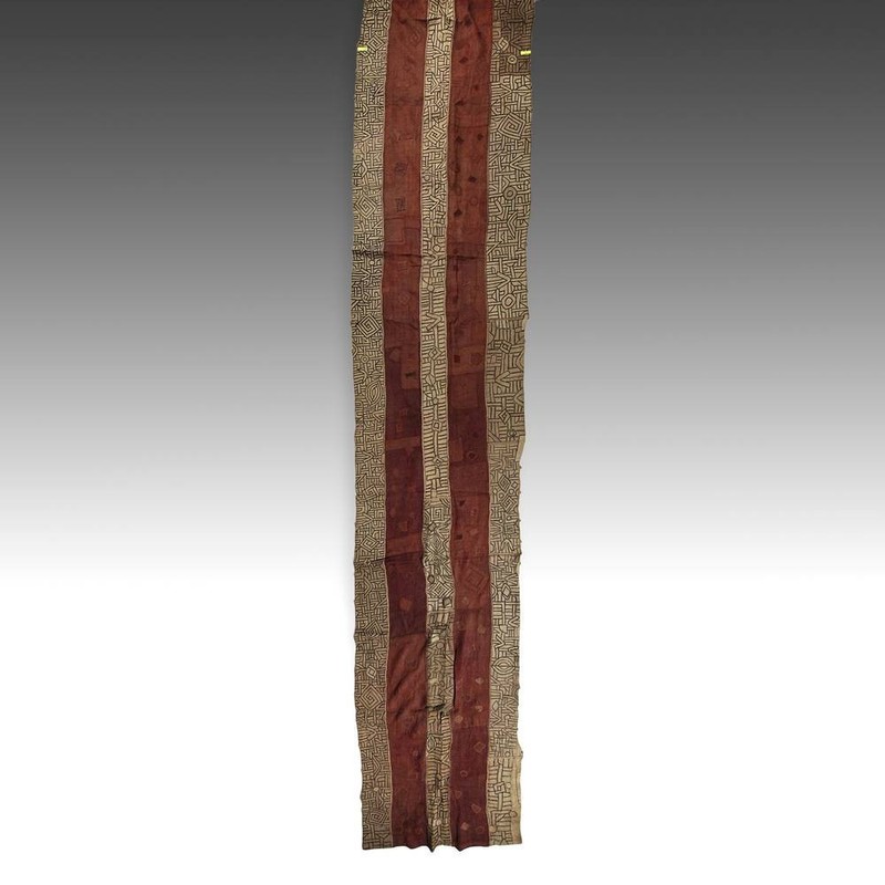 TCAKA DANCE SKIRT KUBA WOVEN RAFFIA DEMOCRATIC REPUBLIC CONGO CENTRAL AFRICA