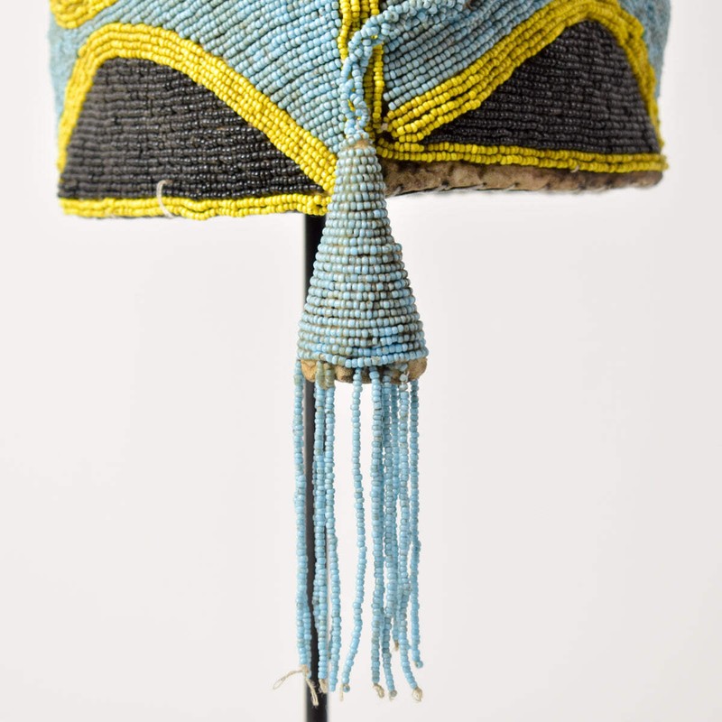 Yoruba Beaded Hat Nigeria Sidley Collection gallery