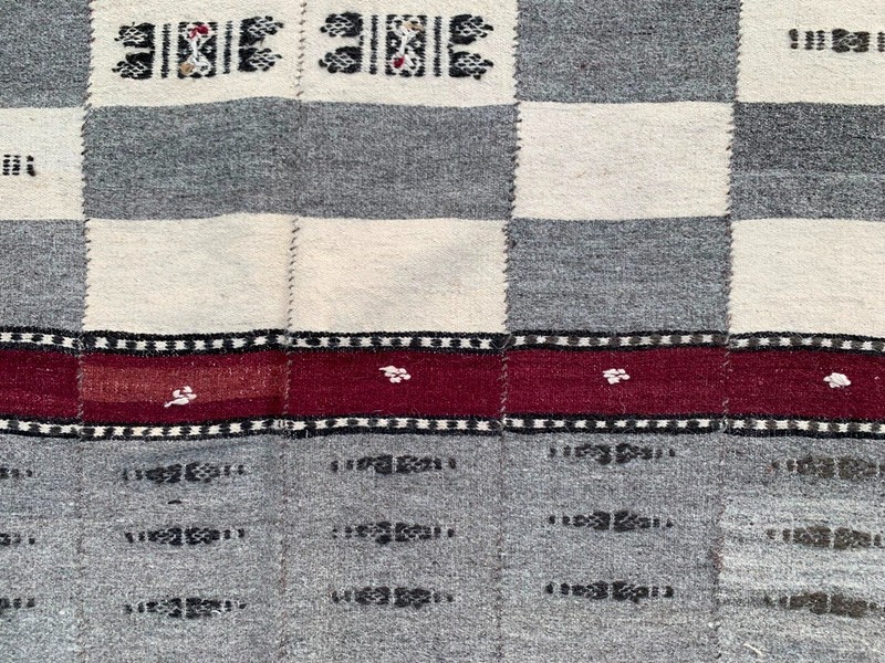 Vintage African Fulani Blanket Handmade Fulani Wedding Hanging Tent Mali 4x7 ft gallery
