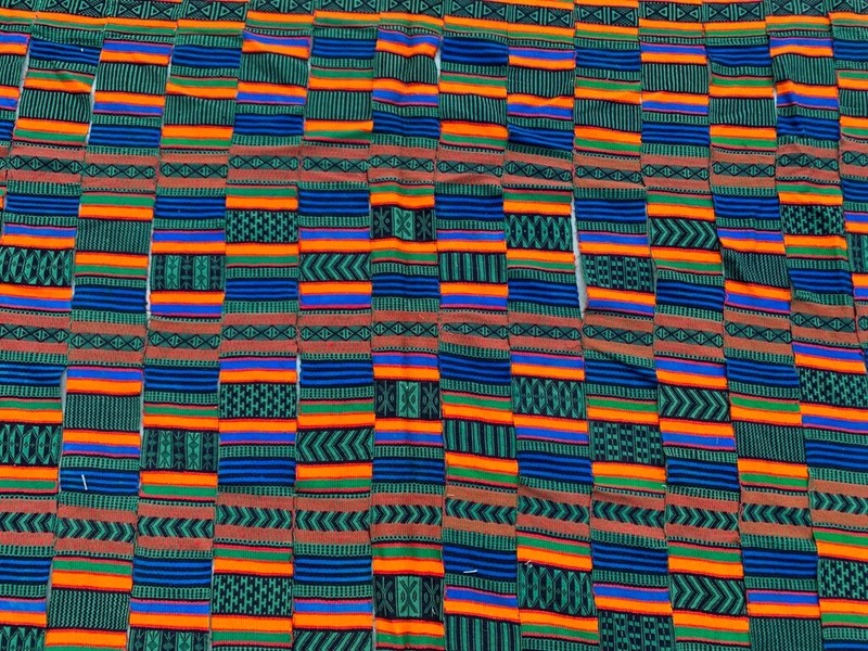 Vintage African Fulani Blanket Handmade Fulani Wedding Hanging Tent Mali 6x10 ft gallery