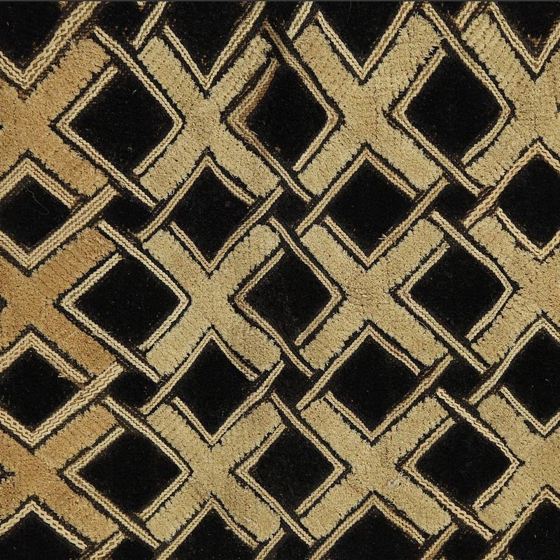 KUBA SHOOWA PRESTIGE PANEL CUT PILED RAFFIA D. R. OF CONGO CENTRAL AFRICA 20TH C gallery