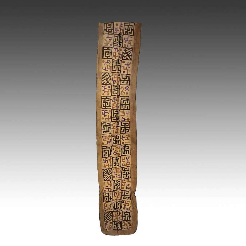 TCAKA DANCE SKIRT KUBA WOVEN RAFFIA DEMOCRATIC REPUBLIC CONGO CENTRAL AFRICA