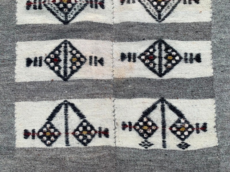 Vintage African Fulani Blanket Handmade Fulani Wedding Hanging Tent Mali 4x7 ft gallery