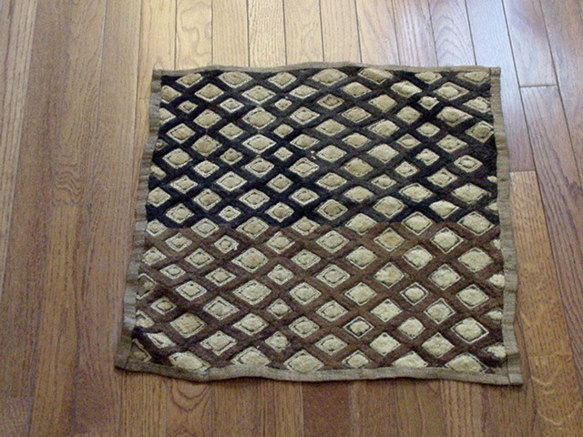 Vintage handmade African art Kuba cloth , fabric Zaire Congo(DRC). #311 Tapestry