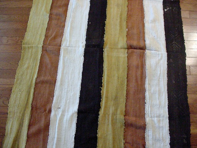 Vintage handmade African art Mud cloth , fabric Mali #F Tapestry-Free Shipping gallery