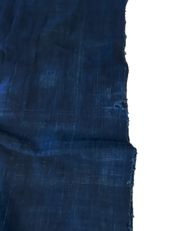 # 5146 Fine Plain Indigo Cloth - Mossi Tribe Burkina Faso 67" by 42" gallery