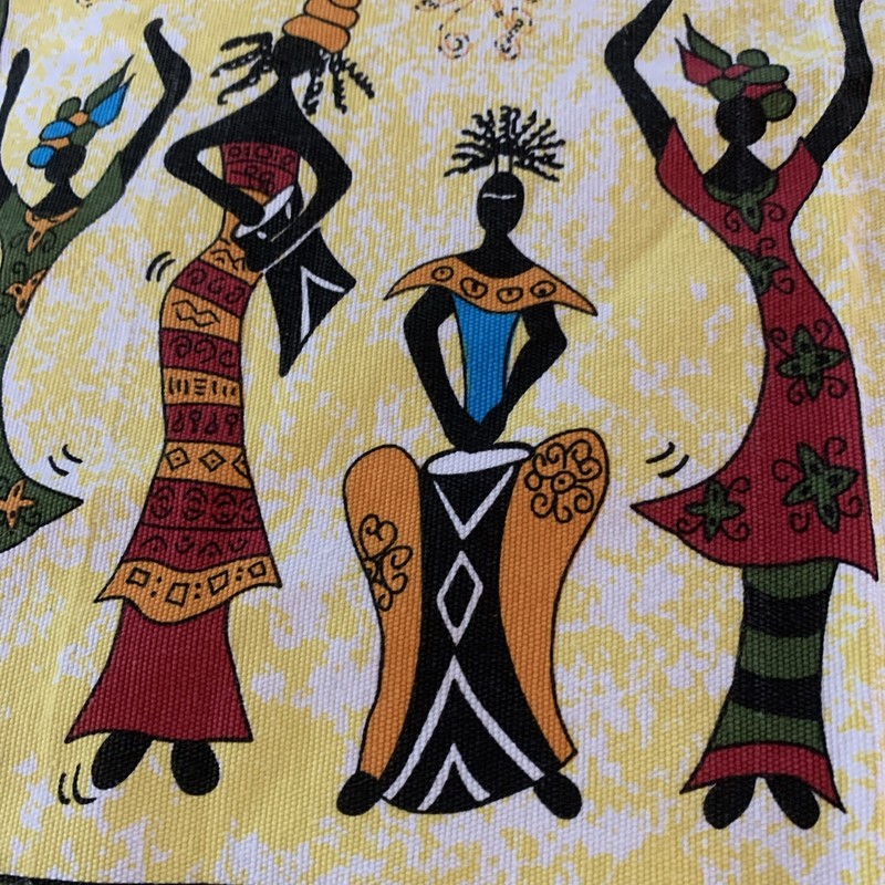 Vintage African Black Women Music Dance Tapestry Mat Or Towel Poly Nation 22x16 gallery